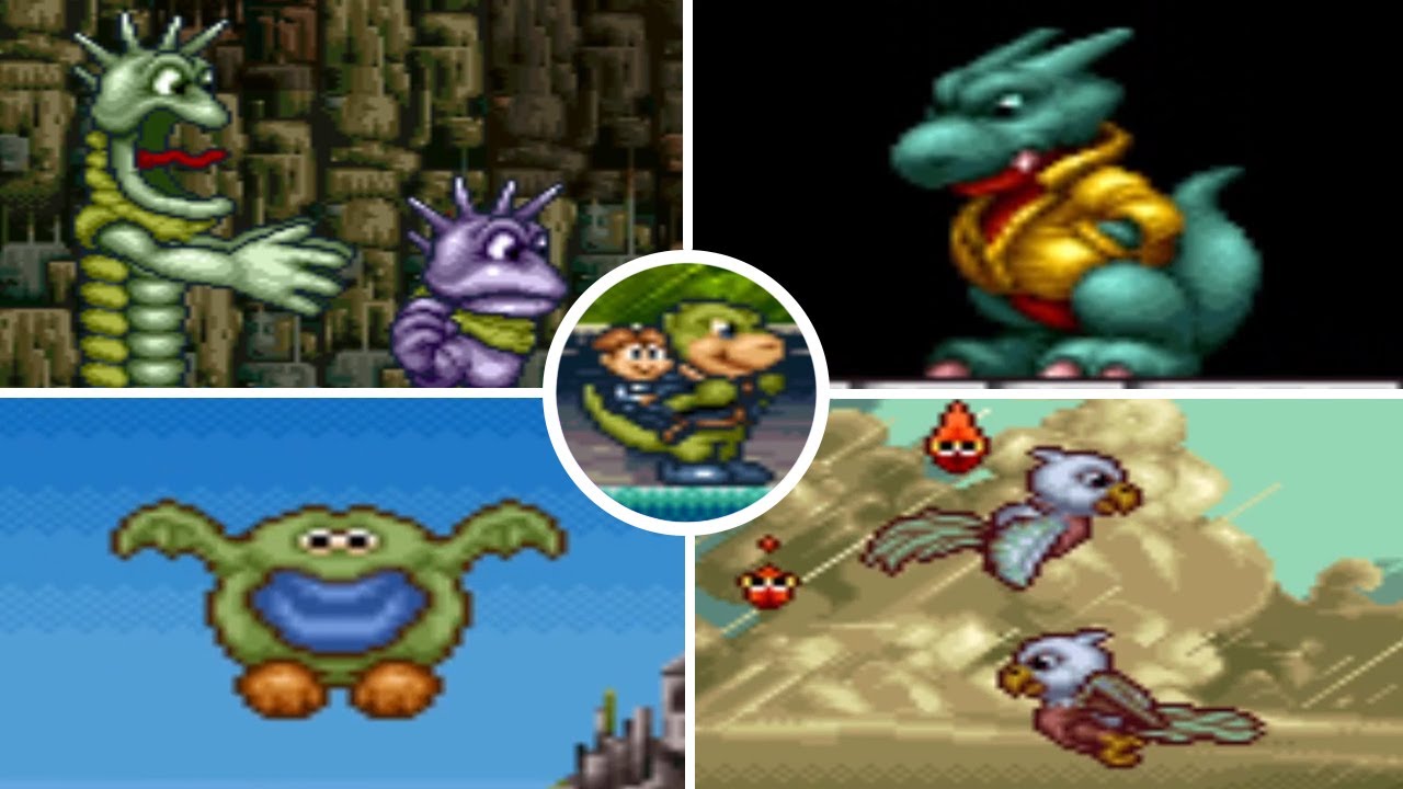Game n°248 - Dinowars : Kyouryuu Oukoku E No Daibouken ( SNES ) All bosses