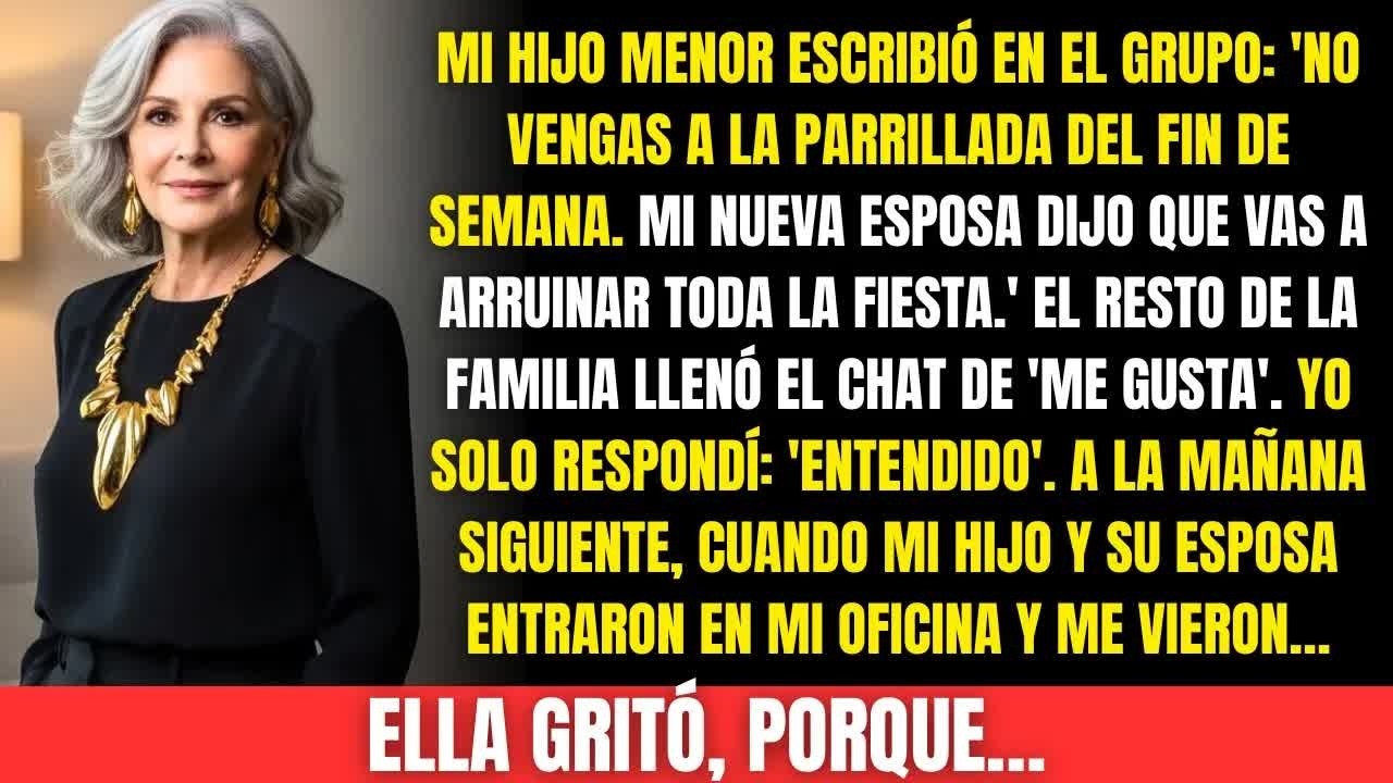 Mi hijo dijo que arruinaría la fiesta… entonces hice algo que lo dejó helado