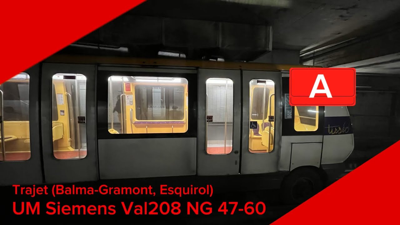 Tisséo - UM Siemens Val208 NG 47-60 Trajet (Balma-Gramont, Esquirol)