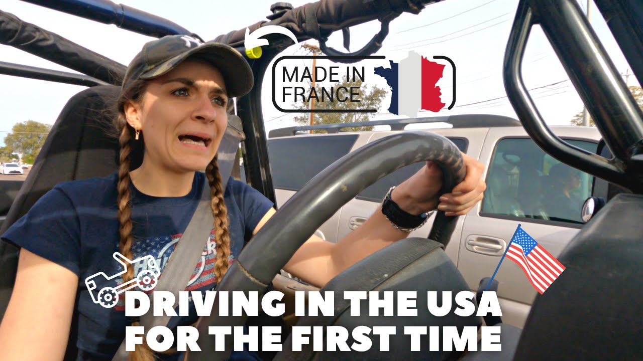 European's First Time DRIVING in the US | Manual Jeep in Arizona! 🏜️
