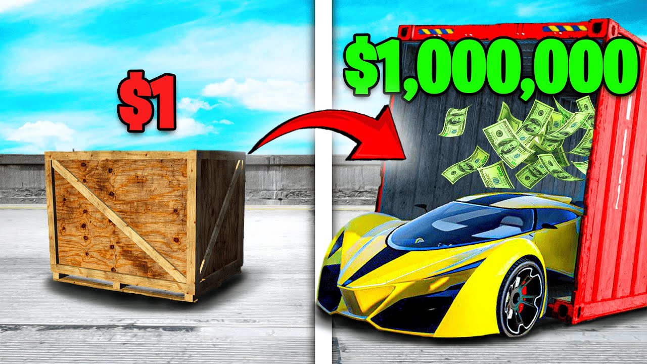 Gua Membuka MYSTERY BOX $1 Sampai $1,000,000 di GTA 5! (Mod)