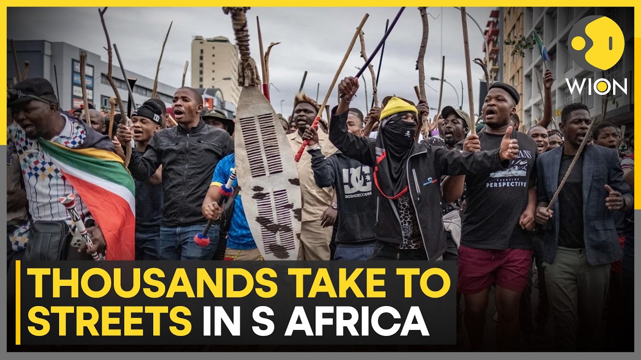 South Africa Sees Massive Anti-Immigration Protests, Heavy Police Deployed | WION