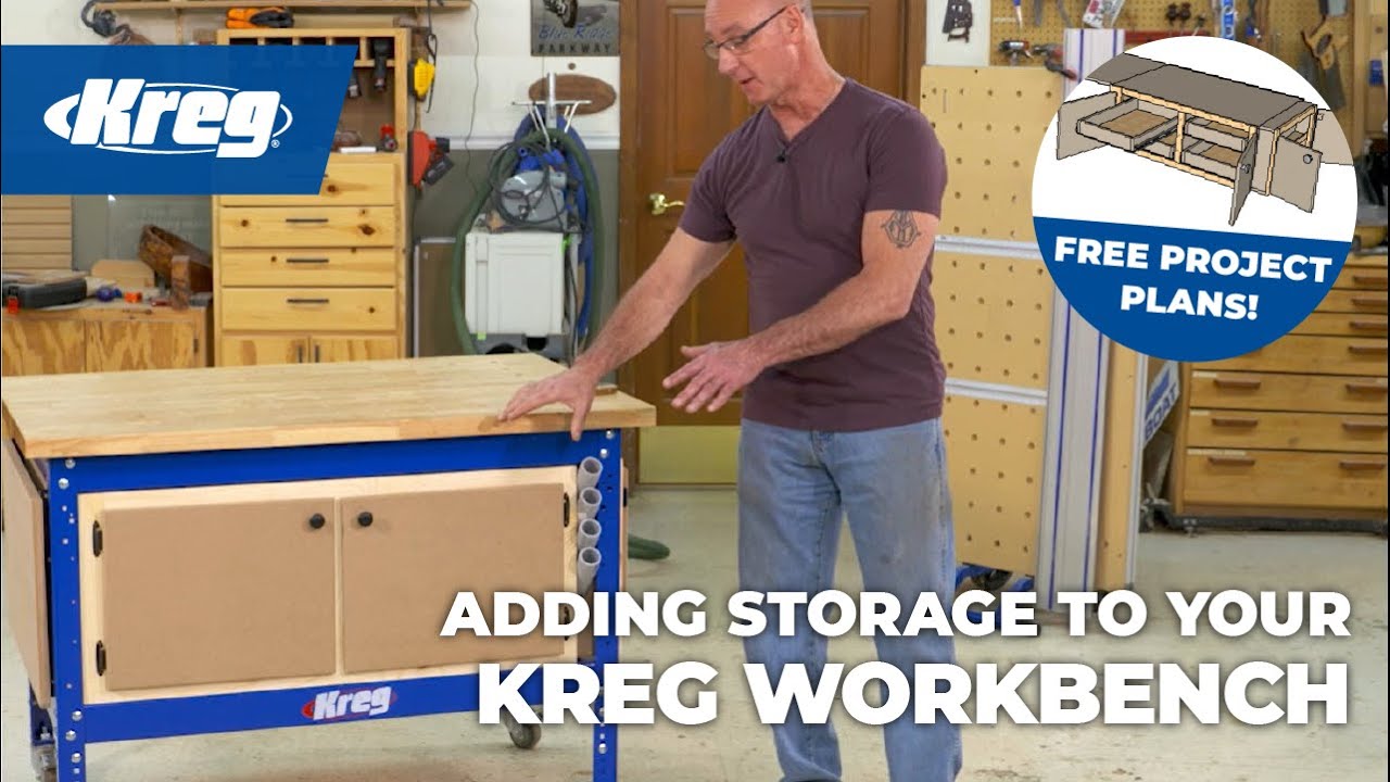 Adding Storage To Your Kreg Workbench