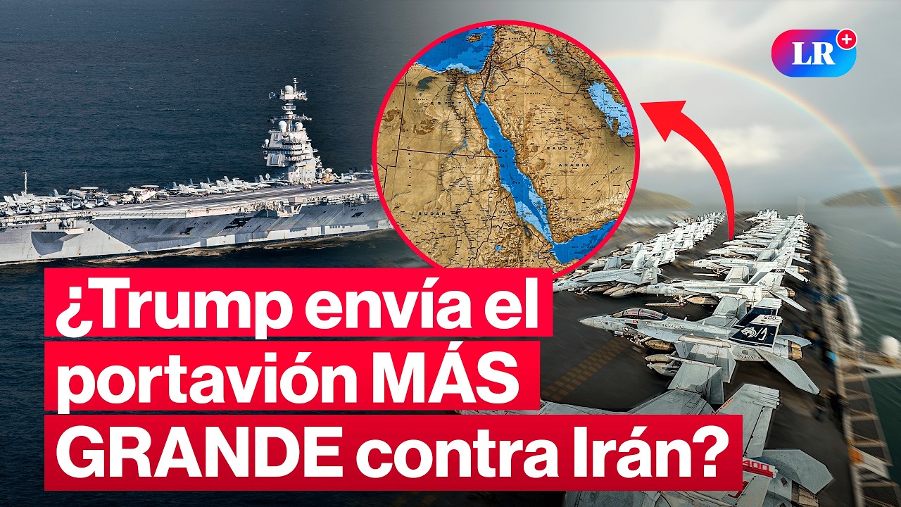 ¿Guerra inminente? | EE.UU. mueve el portaviones que capturó a Maduro hacia Irán #LR