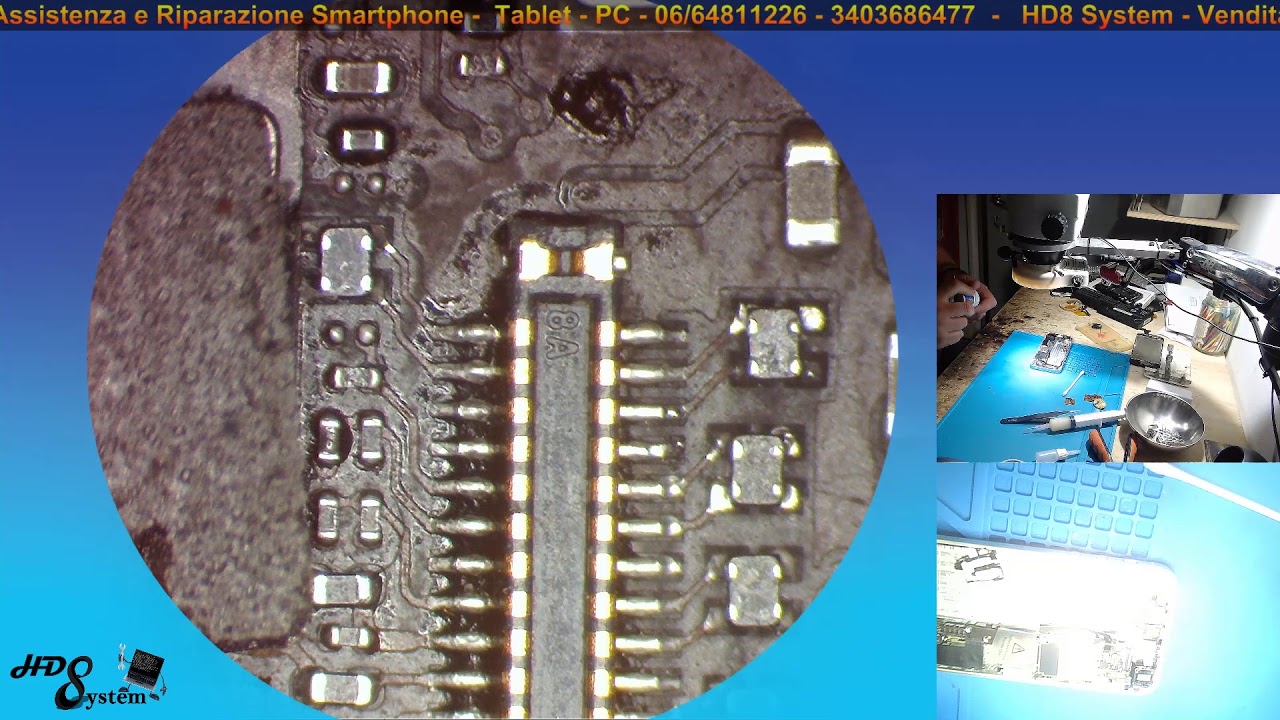 Apple iPhone 5 - Filtri LCD e Induttanza Danneggiati - Riparazione!