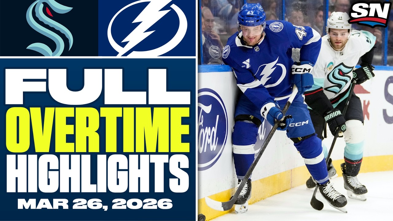 Seattle Kraken at Tampa Bay Lightning | FULL Overtime Highlights - March 26, 2026