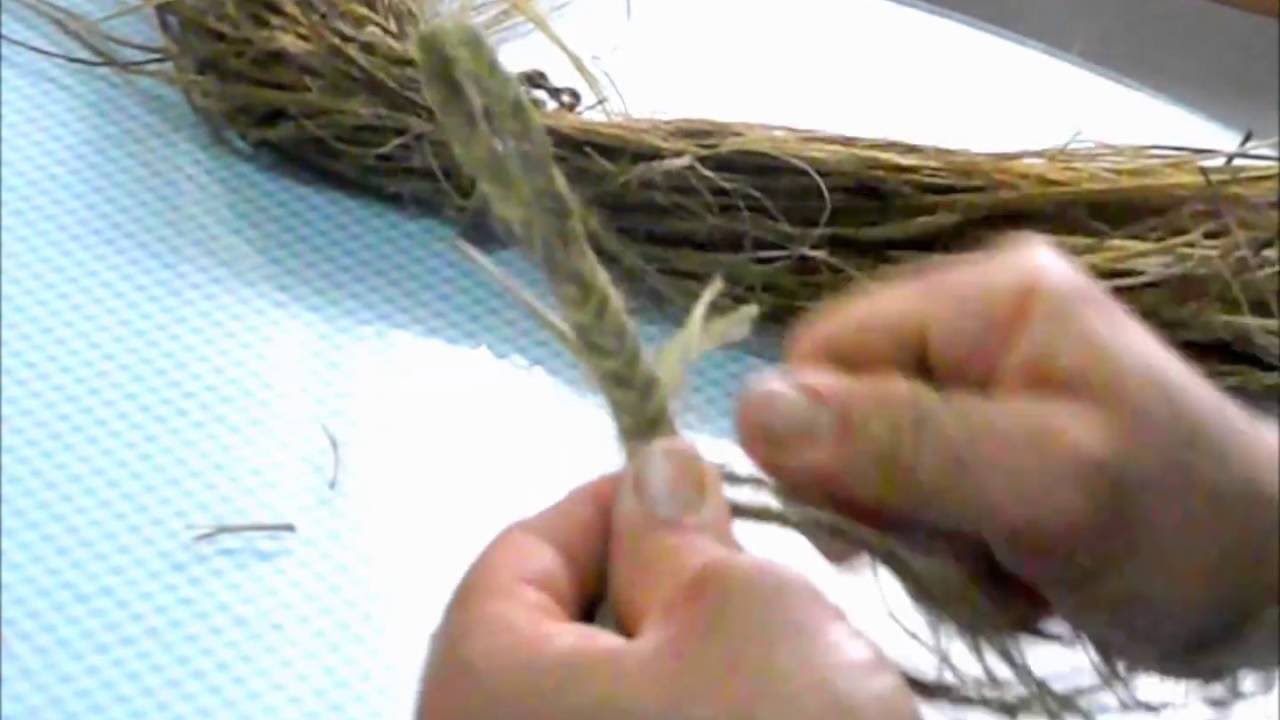 Como hacer una honda de esparto parte 1.How made sparto sling part 1