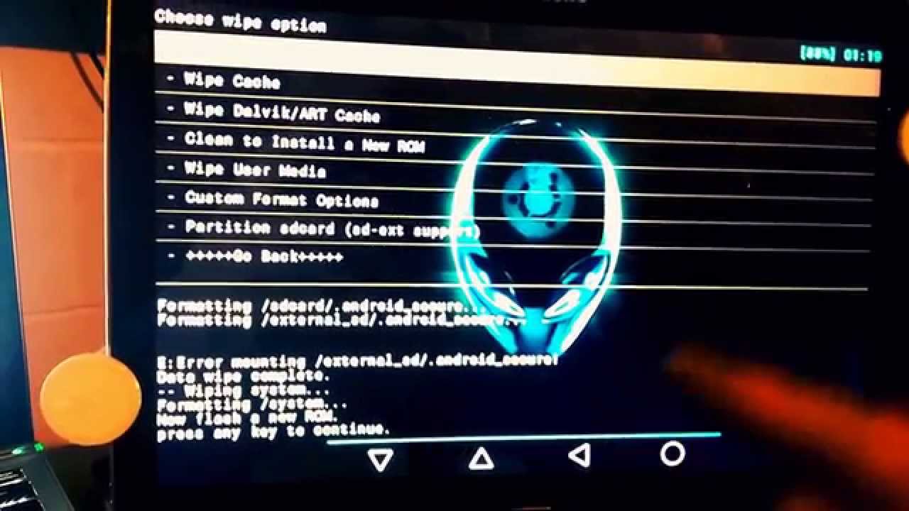 Philz touch advanced recovery
