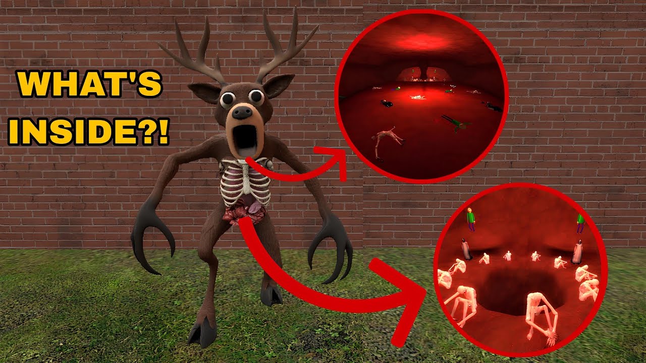 Garry’s Mod: I Entered 99 Night's In The Forest Deer and Found SCP-096!