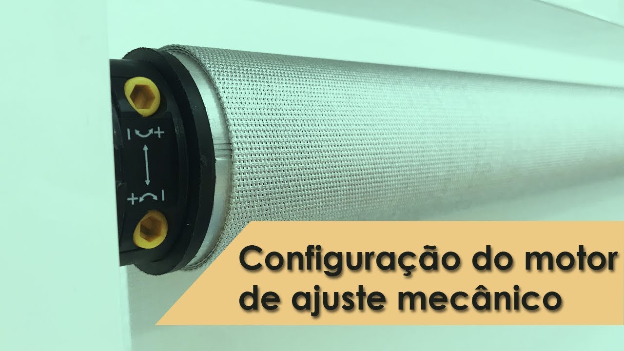 |Configuração do motor de ajuste mecânico - TUBE