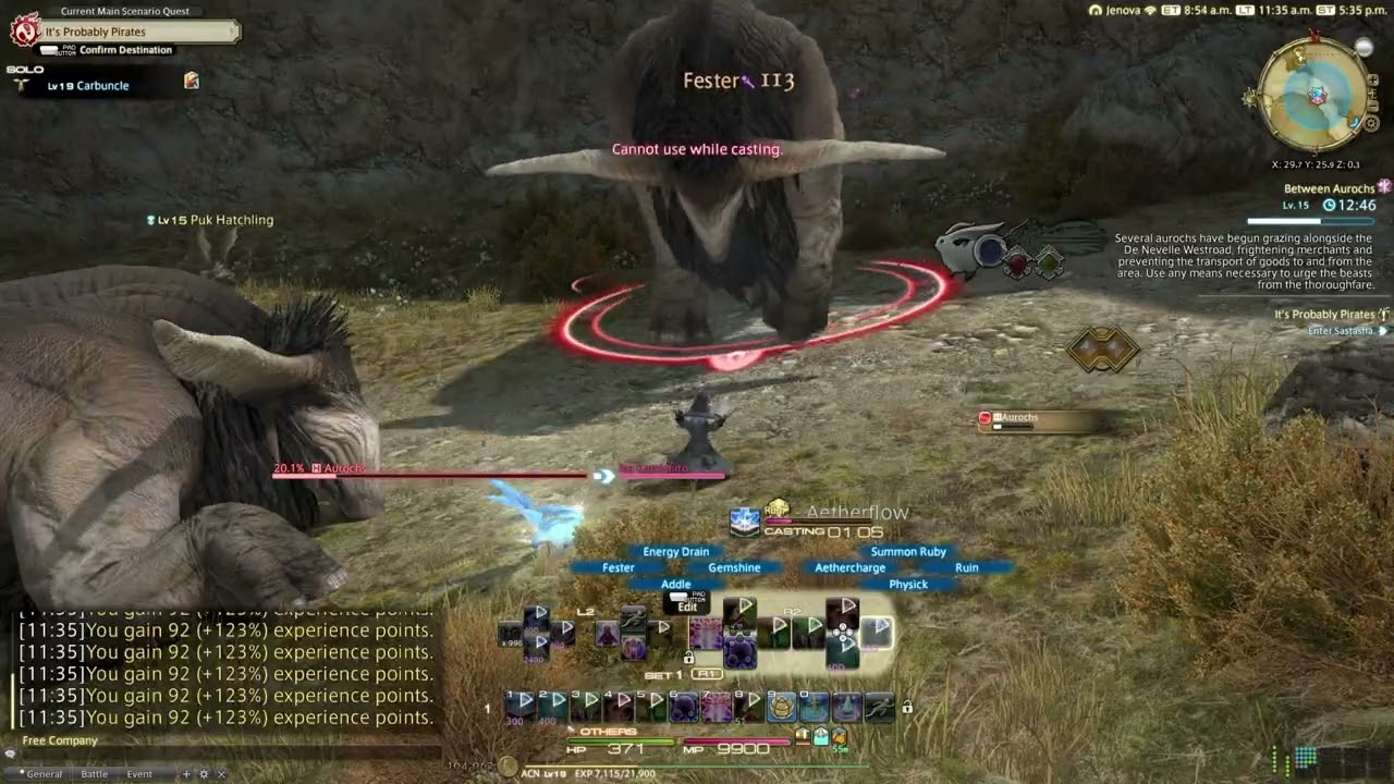 FFXIV FATE - Between Aurochs (Western La Noscea)