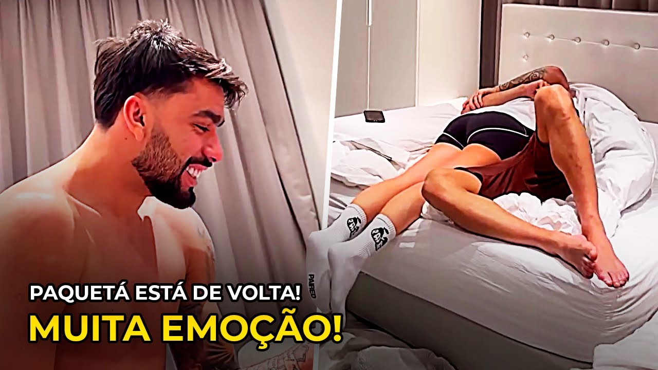 MUITA EMOÇÃO DO PAQUETÁ AO FECHAR CONTRATO COM O FLAMENGO!