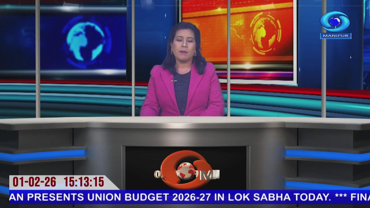 DDNEWS MANIPUR | MANIPURI PAO | 1st FEBRUARY 2026 | 3.00 PM