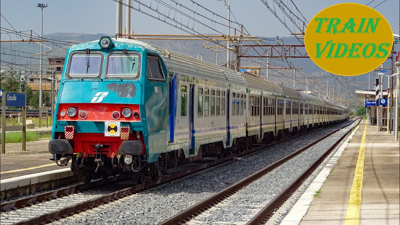 Treno demolendo da Reggio Calabria a S.Giuseppe di Cairo con E464.344