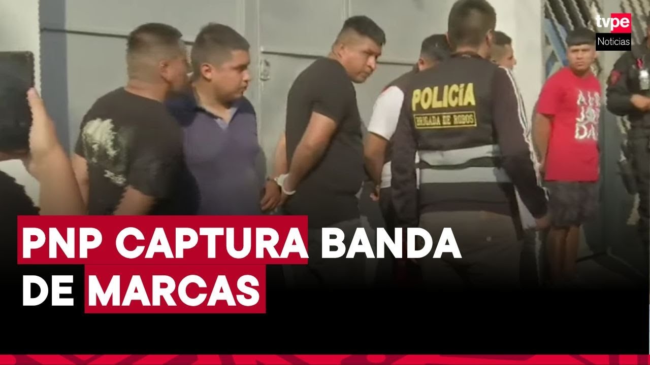 Capturan a banda criminal Los Injertos de Lima que hacía marcaje y robos en agencias bancarias