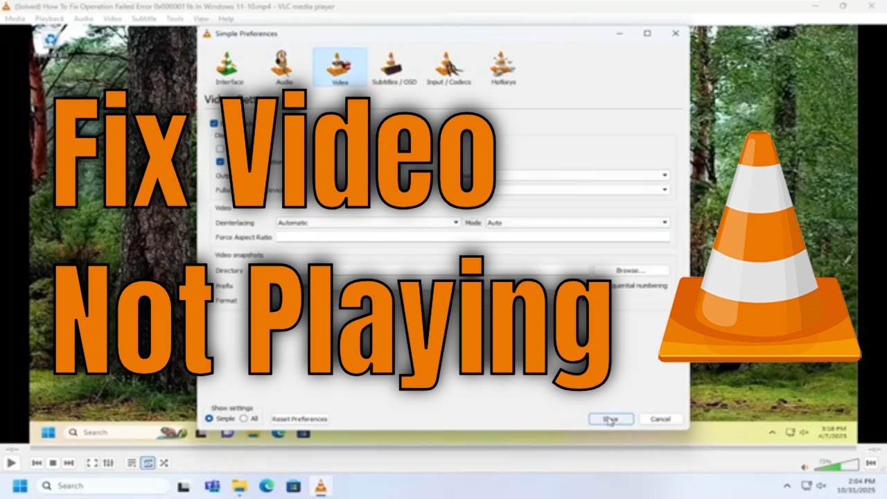 Как исправить ошибку воспроизведения видео в VLC Media Player [Руководство]