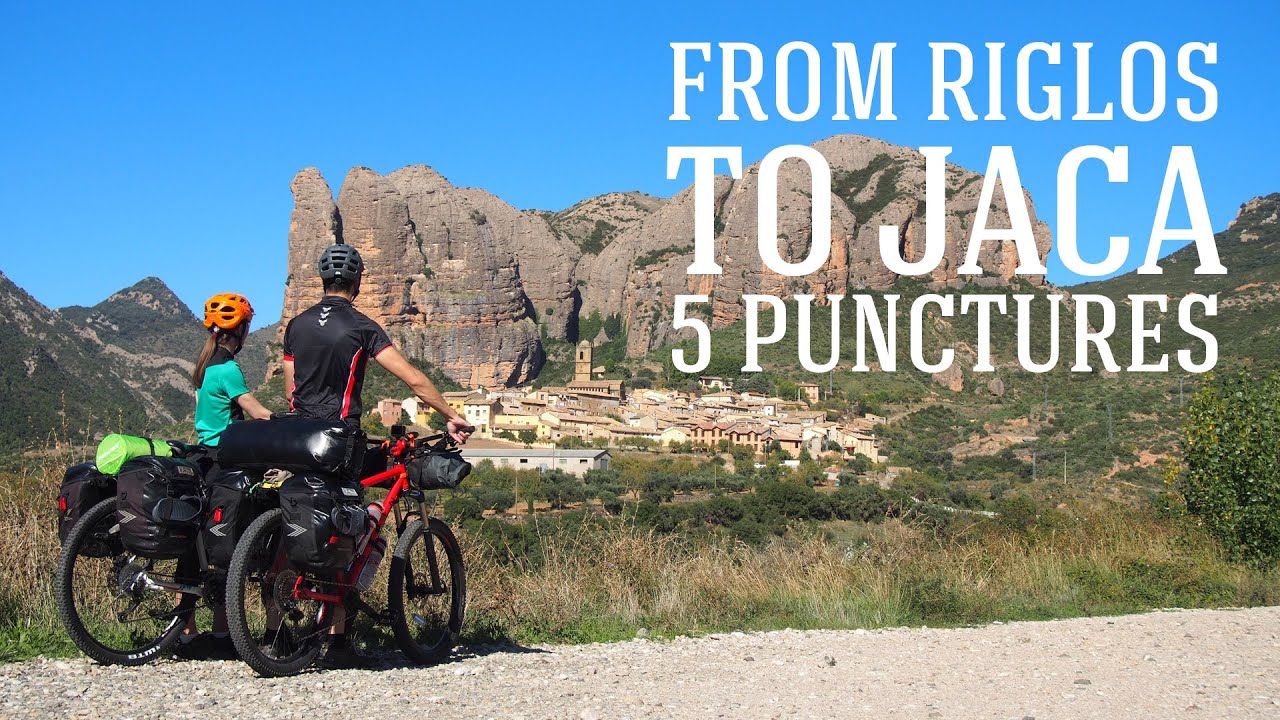 Aragon by bicycle. Riglos - Jaca. Велопоход Испания, Арагон 2018.