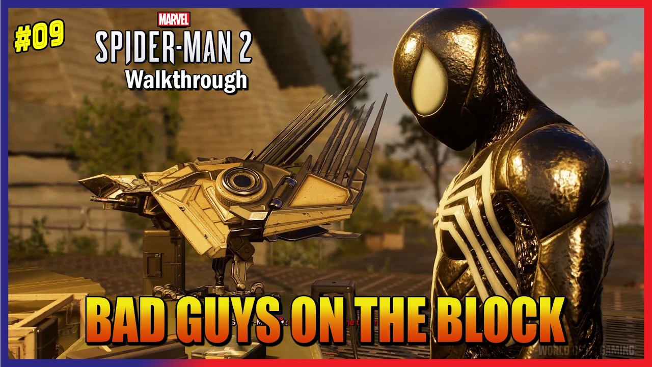 9 ПЛОХИХ ПАРНЕЙ НА УЛИЦЕ | Marvel's Spider-Man 2 | Прохождение игры | Человек-паук в чёрном костюме