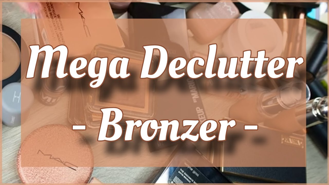 MEGA DECLUTTER 2025 | Bronzer | Unglaubliche Schminksammlung 🤩