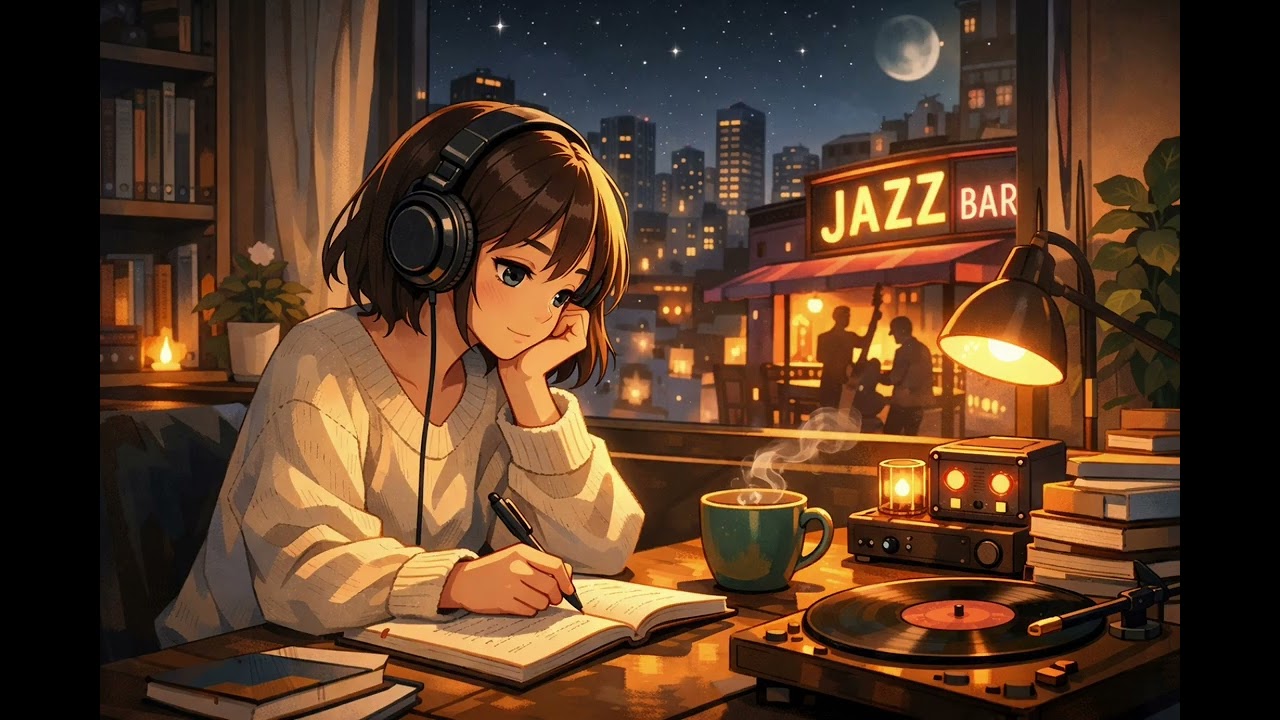 Late Night Coffee Run ☕ | Jazzy Lo-Fi Hip-Hop Mix for Studying & Chill Vibes