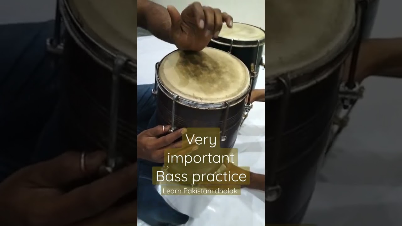 How to Play Bass on Dholak | Bayan (Bass)sikhe |very important practice