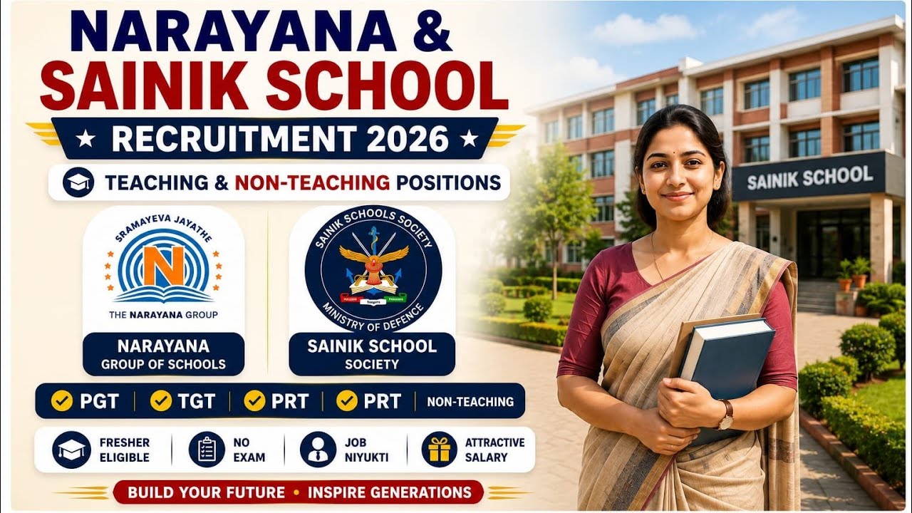 🔥 Latest School Recruitment 2026-27 | PGT TGT PRT | Teaching & Non-Teaching Jobs | Good Salary