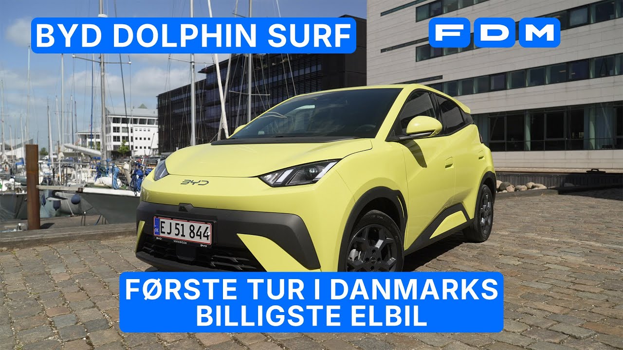 Danmarks billigste elbil - Vi pr&oslash;ver BYD Dolphin Surf!