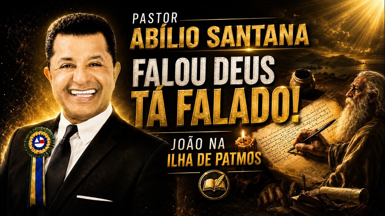Pr Abílio Santana Tema: Falou Deus tá Falado! João na ilha de patmos!