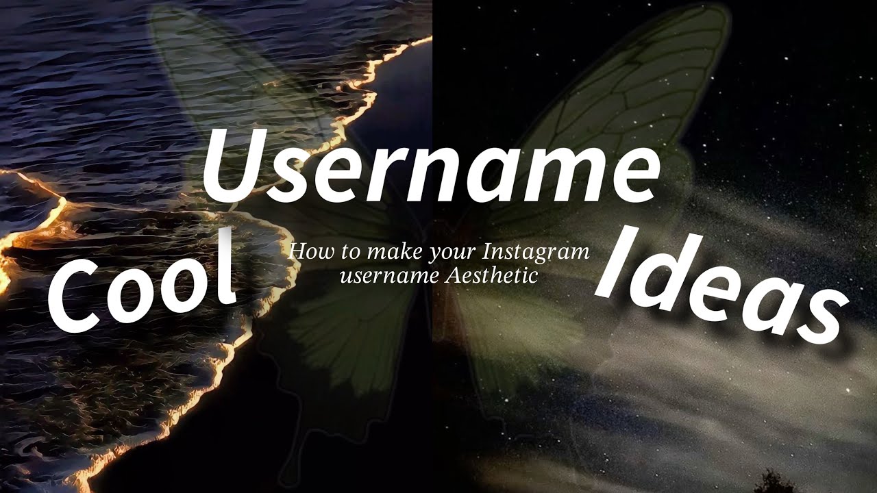 40+ Cool Username Ideas for Instagram | Aesthetic Username Ideas for Instagram 2025 🌊