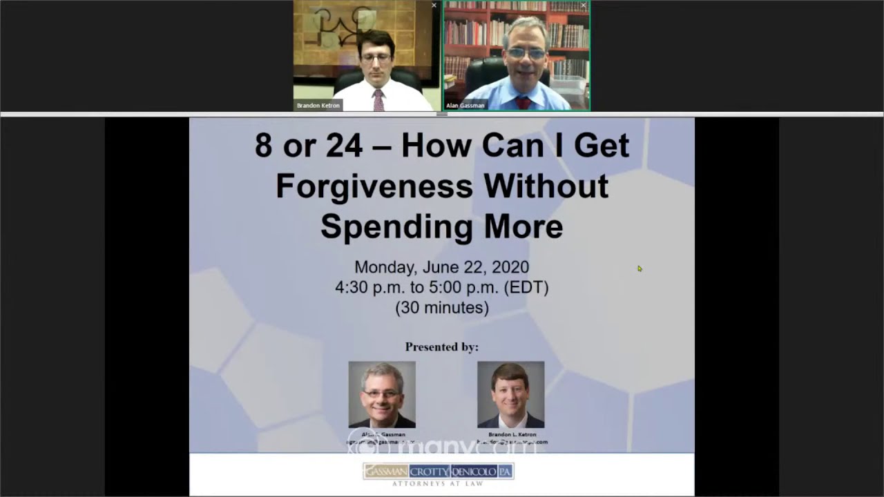 8 or 24: How Can I Get PPP Forgiveness Without Spending More