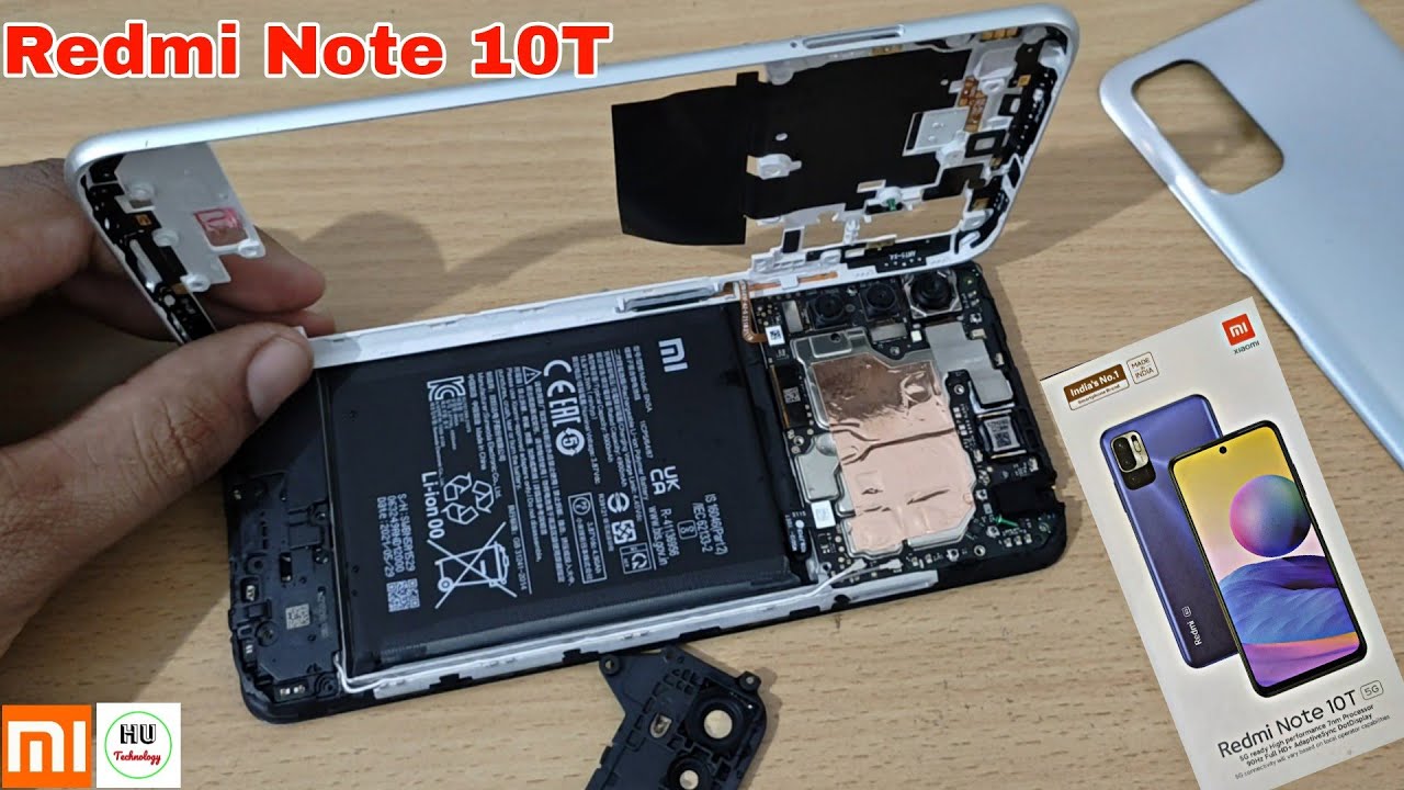 Redmi Note 10T Teardown || Open Back Cover Redmi Note 10T || Repair Redmi Note 10T || Waterproof 😞😞