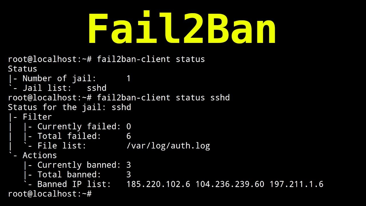 SSH Brute Force Protection With Fail2Ban