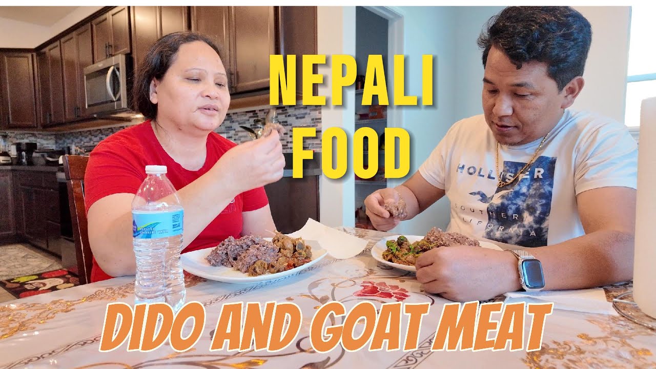 NEPALI FOOD | Dido and Mutton cooked at home 