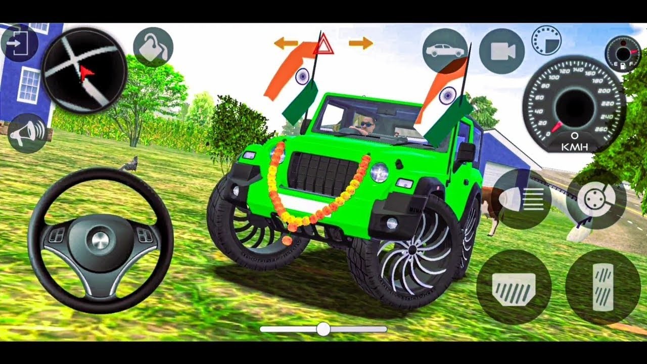 Modified Mahindra Thar😈Games:Indian Green Thar (Gadi Wala Games) Car Game Android Game - #2025​