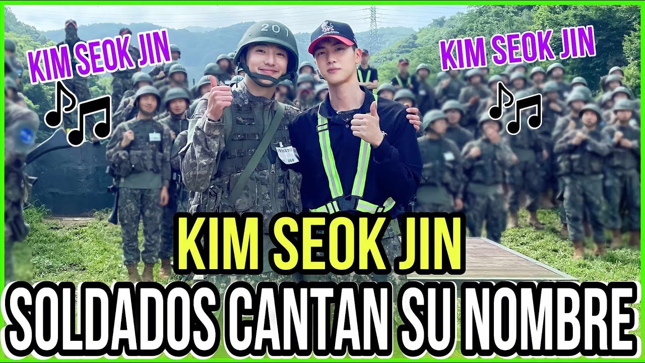 SOLDADOS COREAN el Nombre de JIN en el Servicio Militar, REALMENTE LO AMAN!!💜...