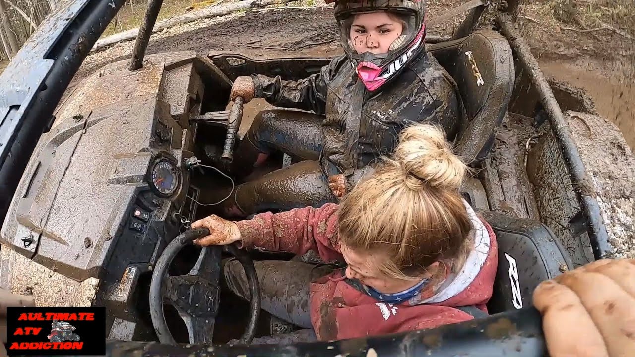 GIRLS ARE STUCK AND MUDDY!