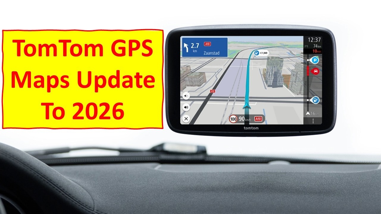 Update TomTom GPS maps to 2026
