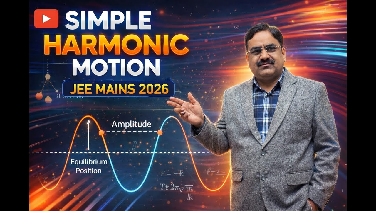 Simple Harmonic Motion (Theory+questions) For JEE MAIN 2026