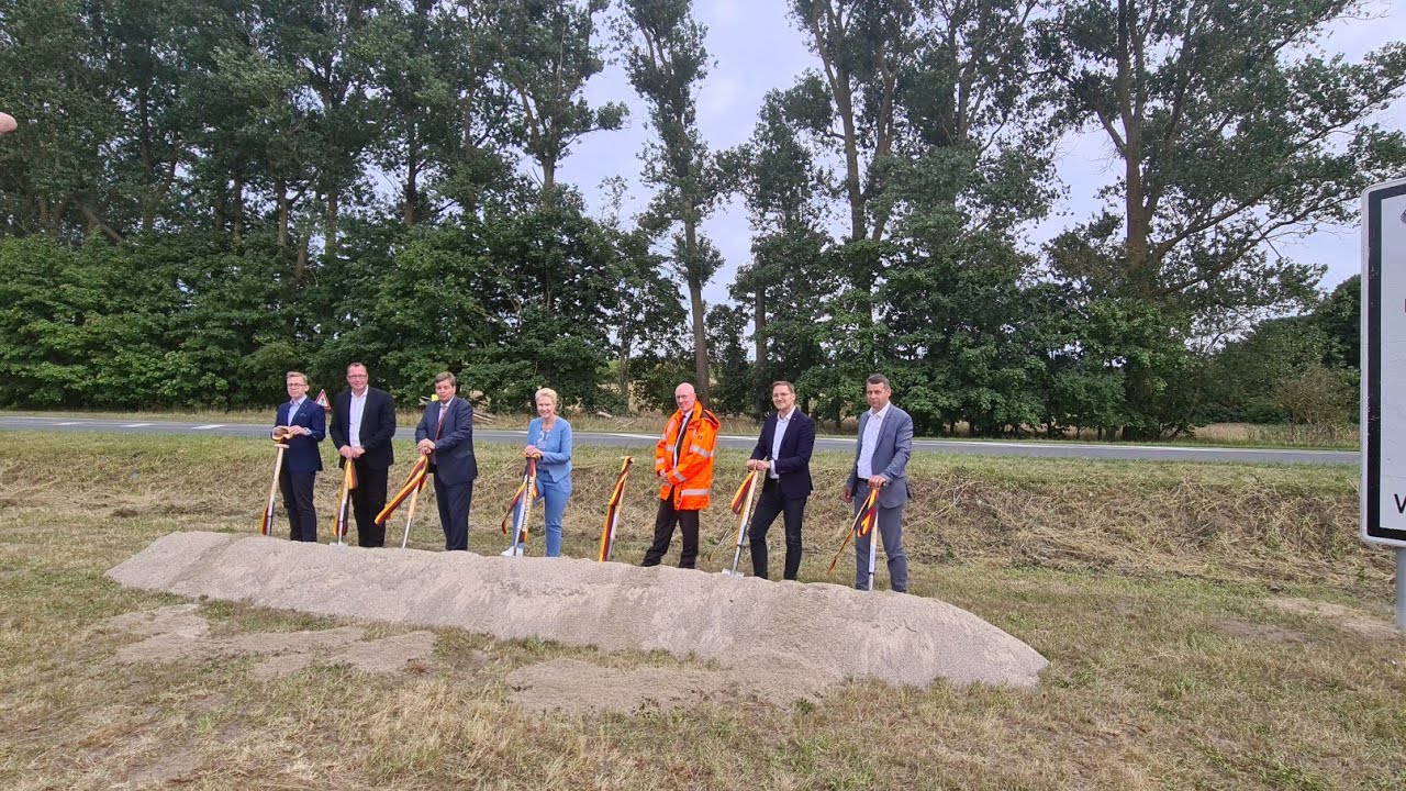Spatenstich für die neue Umgehungsstraße | Wolgast 14.08.2021