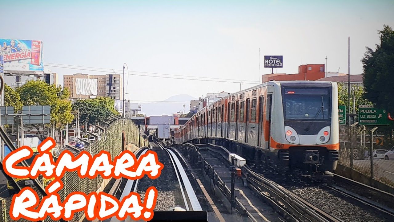 Cab Ride Linea 2 - De Tasqueña a Cuatro Caminos - (Cámara Rápida) - Metro CDMX 🚇❤
