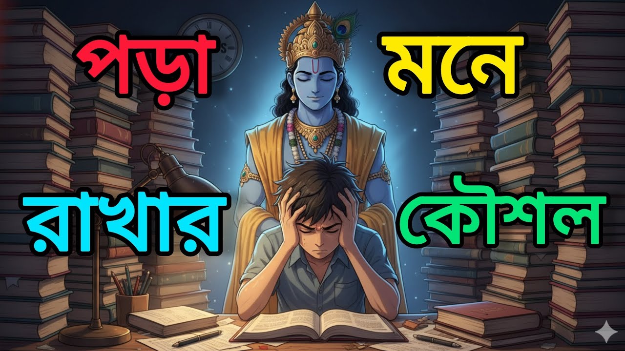 পড়া ভুলে যাওয়ার সমস্যা শেষ! কৃষ্ণের দেওয়া ১টি শক্তিশালী অভ্যাস।