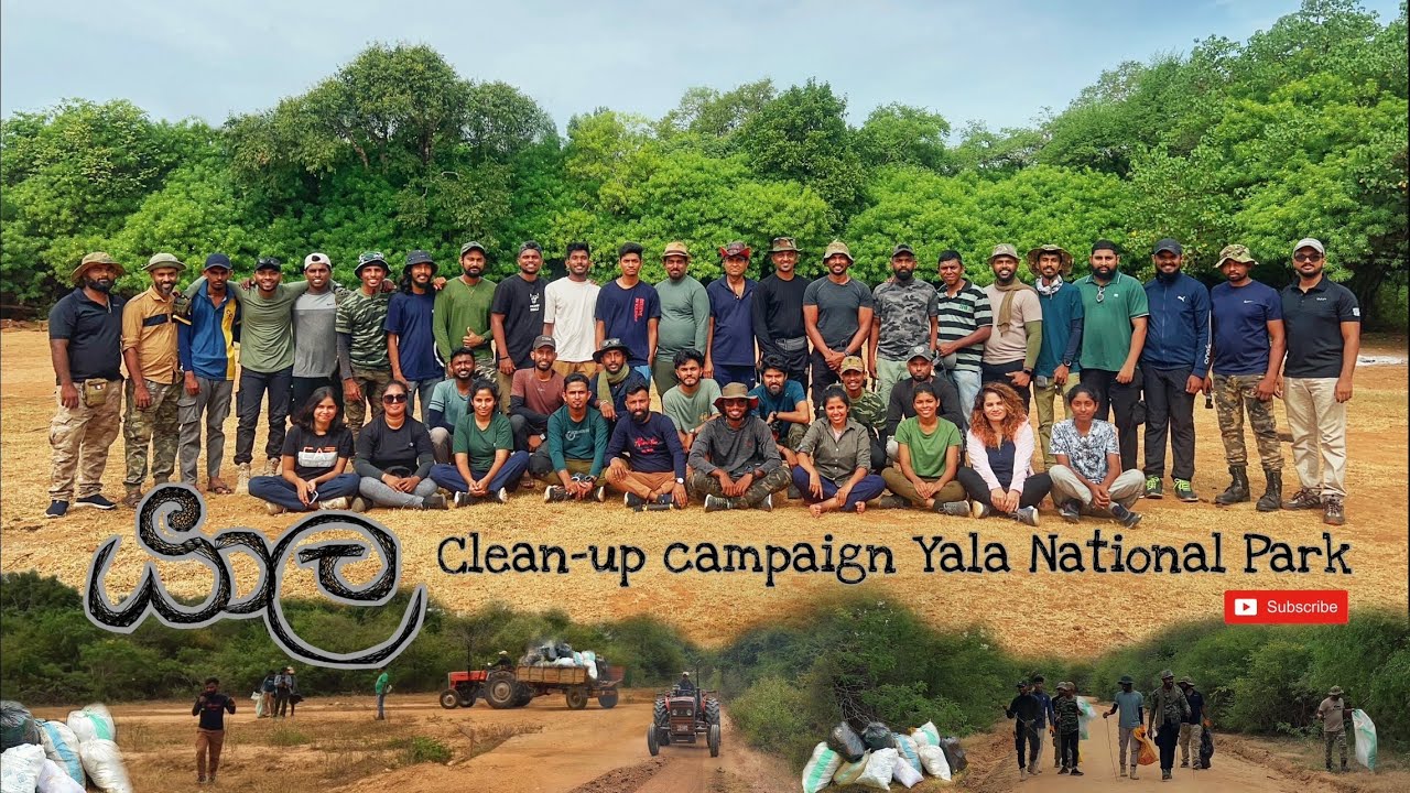 Clean-up campaign Yala National Park | යාල වනෝද්‍යානයේ සිදු කල ශ්‍රම දානය |2024 #yalanationalpark