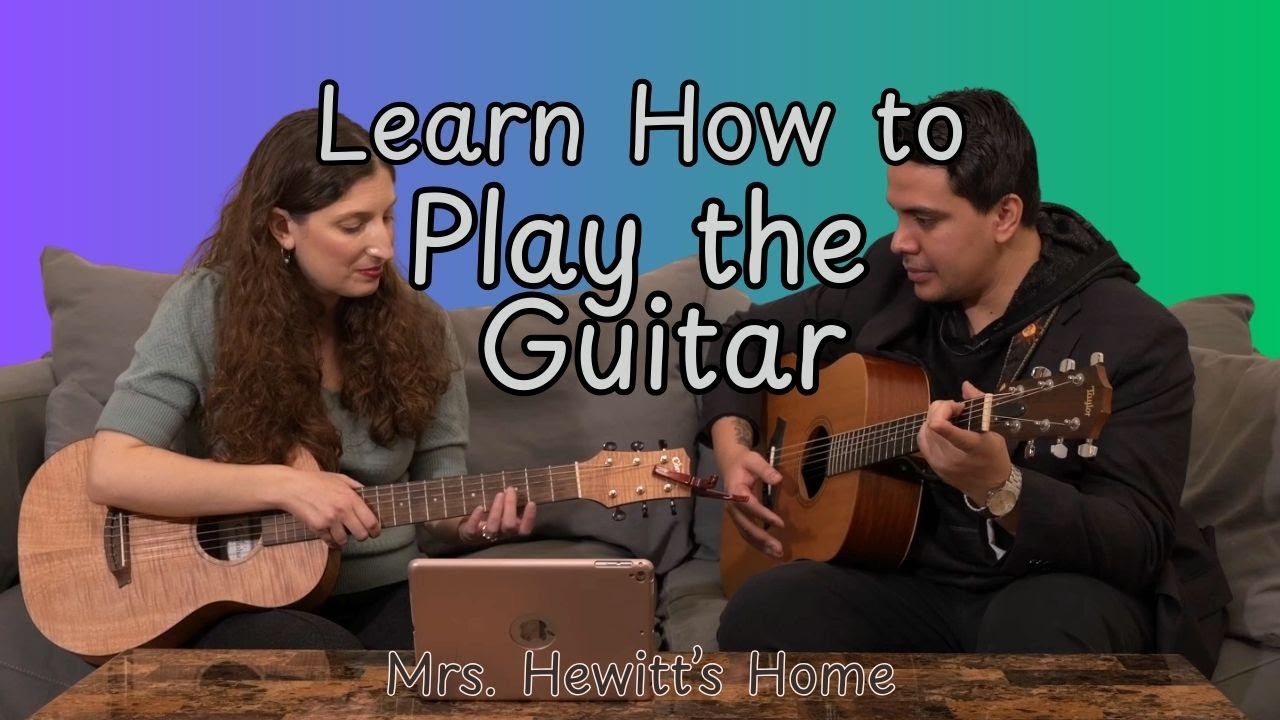 Игра на гитаре для начинающих детей 🎸 | «Twinkle, Twinkle, Little Star» с миссис Хьюитт