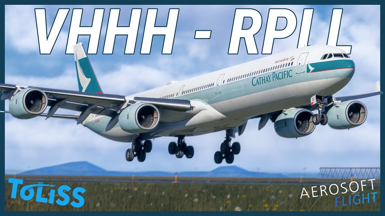 Early Look | Toliss/Aerosoft A340-600 | MSFS 2024 | INI VHHH-RPLL |  #vatsim #live #msfs2024 #msfs