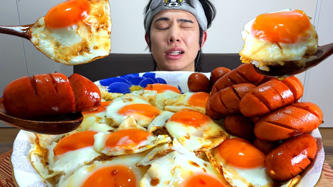 【ASMR】ワンプレートに朝食みたいなの乗せて食べるのが最高 飯テロ動画