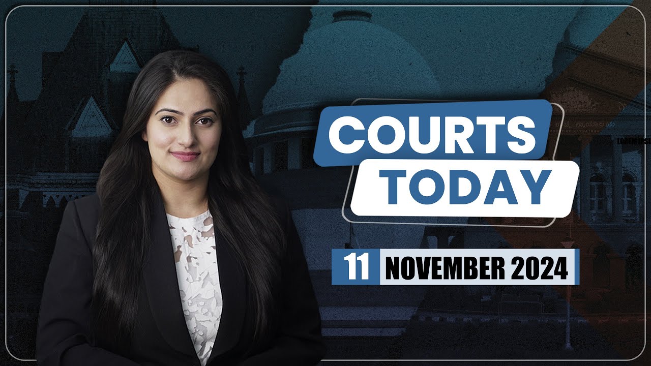 Courts Today 11.11.24:Firecracker Ban|CJI Sanjiv Khanna| Delhi Riots Conspiracy| DUSU Elections
