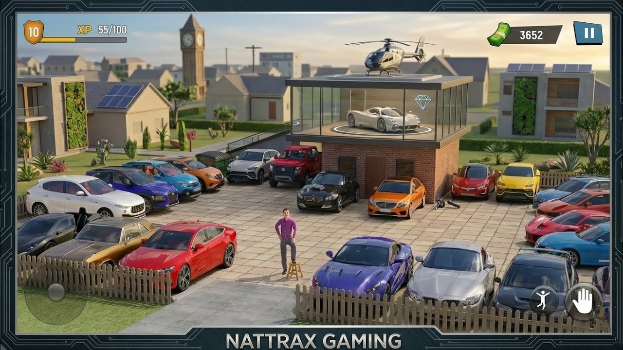 Car dealership of Nattrax gaming||@Nattraxgaming_indian 
