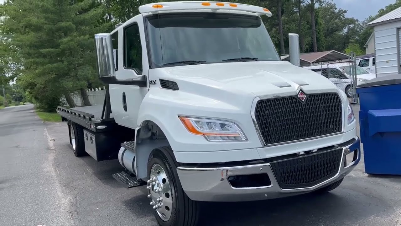 2023 International Extended Cab MV New Body Cummins Diesel Rollback Wrecker/Tow Truck
