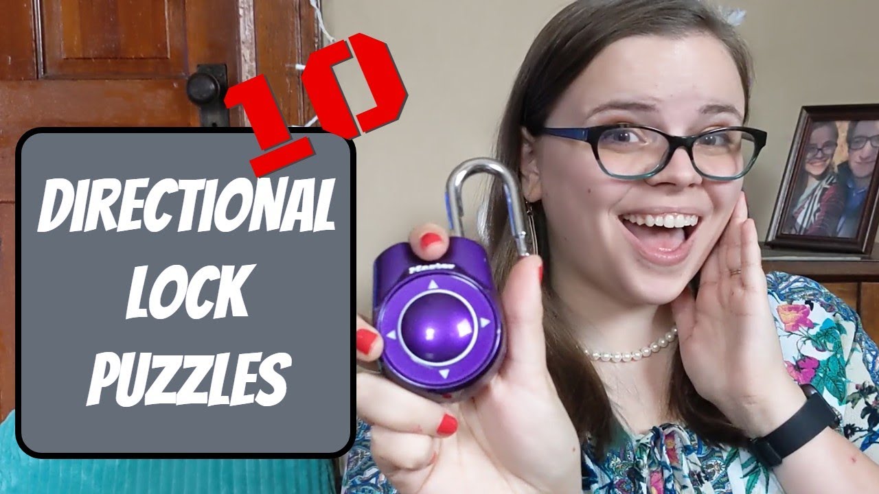 10 Direction Lock Puzzles - DIY Escape Room - Games for Directional Locks