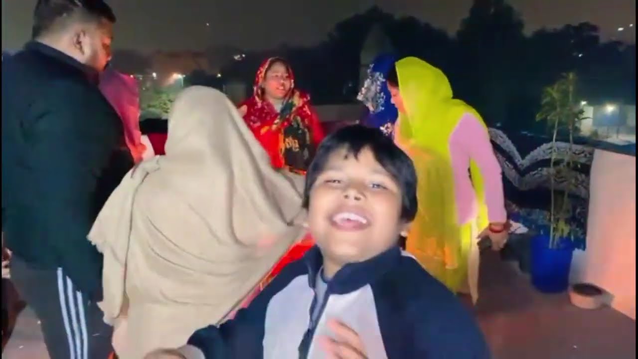 Jinval family vlog.623.Pooja ki Pahli lohari per Kiya celebrate
